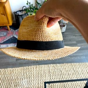 JCREW straw fedora